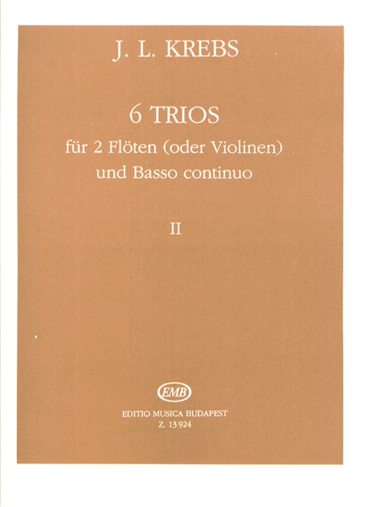 6 Trios Fur 2 Floten Und Basso Continuo 2